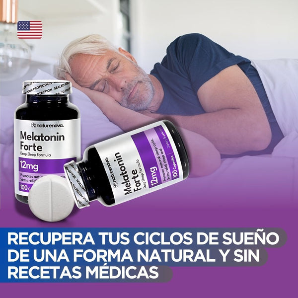 Suplemento Natural de Melatonina x100 capsulas para dormir 🎀90 dias de garantia de resultado